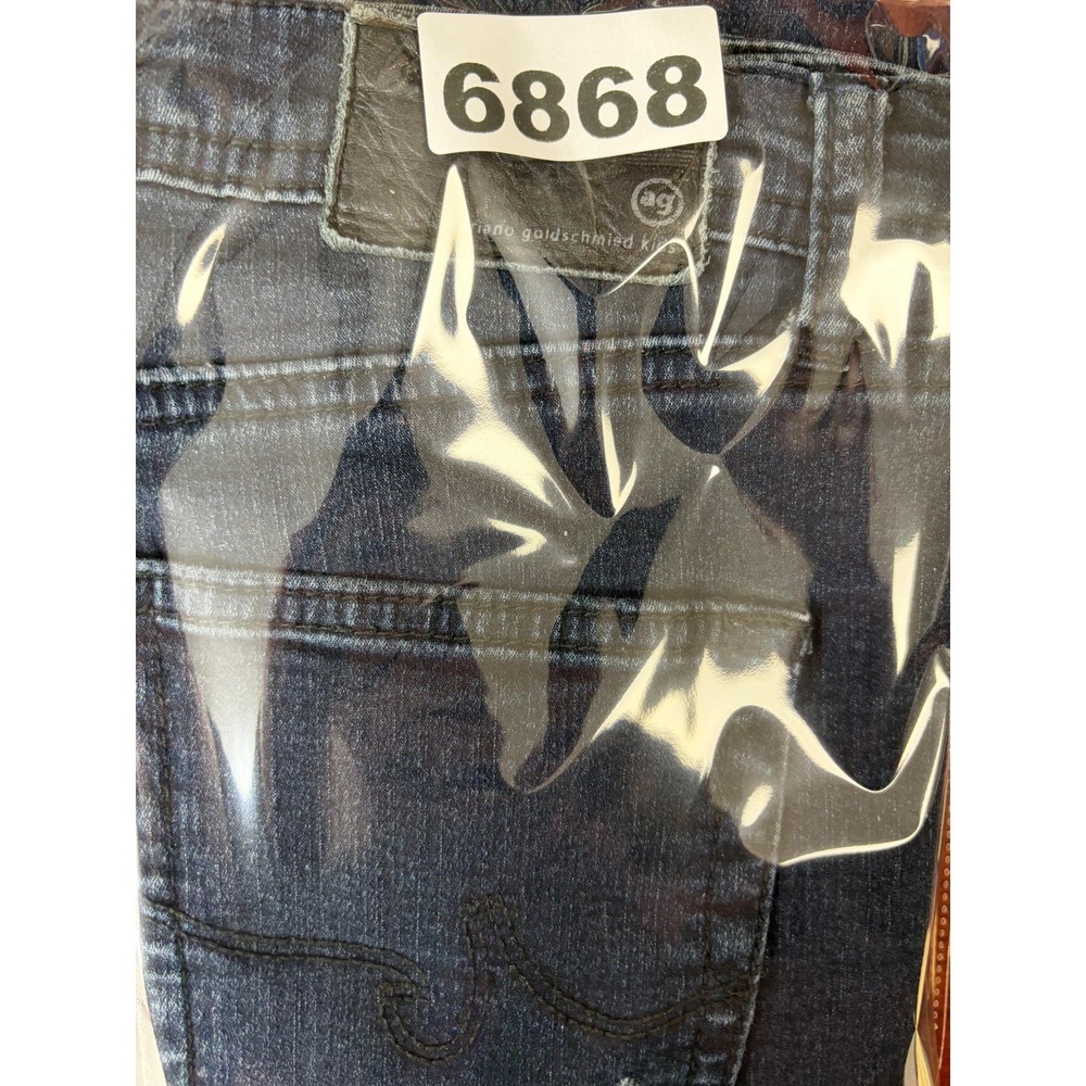 AG Adriano Goldschmied‎ Jeans Youth 14 Blue Knit Stryker Straight Ripped Denim - Picture 14 of 14